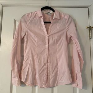 Pink button up